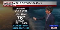 Enjoy the fall weather for the next few days