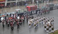 Bahrain Grand Prix in Malaysia DELAYED with biblical rain hitting Sepang as Max Verstappen and Lewis Hamilton go head-to-head on the front row for the first time in three years