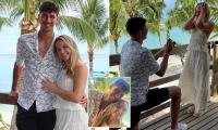 Australian tennis star Alexei Popyrin marries his gorgeous fiancée Amy Pederick in stunning outdoor ceremony in France