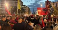 Kosovo Albanians protest in Berlin against Hague convictions