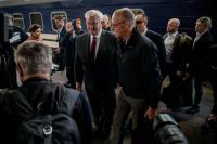 Russia strikes hit Kyiv as Germany's Merz visits