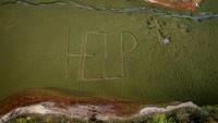 Cry for help as French-Swiss lake dries up in record summer heat