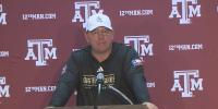 Watch: Texas A&M’s Mike Elko, players speak after 34-7 win over Arkansas