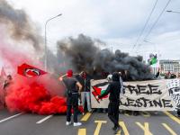 Geneva protest calls for sanctions against Israel