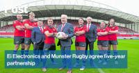 Ei Electronics and Munster Rugby agree five-year partnership