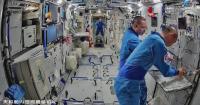 Shenzhou-23 crew conduct space science experiments, equipment maintenance, health checks