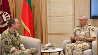Jordan military chief meets French special forces commander