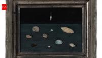 A Michigan collector paid $30 for a seashell painting at an estate sale; it was later identified as a 1951 Gertrude Abercrombie work; now it has sold in New York for a record $1,352,600!