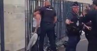French schools hit by fires, teacher doused with petrol