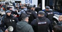 Police detain dozens at Communist party rally in Moscow