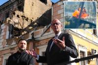 Sounds of air raid sirens, explosions in Kyiv during German chancellor’s visit with Zelensky