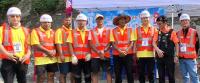 South Korean volunteers engage in cleaning flood-hit areas of Nuwakot