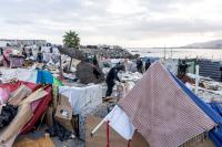 Spanish police clear migrant camp on Ceuta beach before royal visit