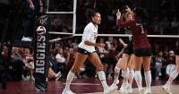 A&M volleyball closes out homestand with sweep over Mississippi State