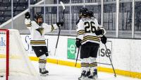 Women's Hockey Improves To 1-1 In The AHA With 3-1 Win Over Delaware On Sunday