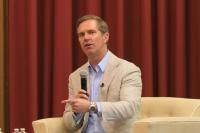 Kentucky Gov. Andy Beshear visits Vanderbilt’s campus, teases potential 2028 presidential run