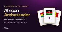 African Ambassador: Free Africa Quiz Card Game by Ria’s Colony
