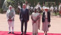 Swiss President Guy Parmelin accorded ceremonial welcome at Rashtrapati Bhavan