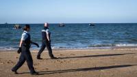 Two men killed & two women, 20 & 26, suffer severe burns after fire breaks out on packed mega-dinghy bound for Britain