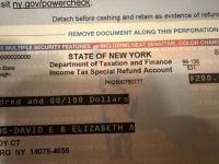 POWER Rebate Checks being issued across New York State