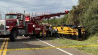 2 killed, including student, after Florida school bus rolls over in crash, sheriff says