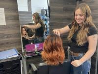 Chinook's Edge students learn hairstyling trade
