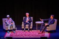 Drew Forum Hosts New York Knicks Broadcasters with Surprise Player Visit