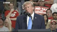 Trump repeatedly pivots to anti-trans attacks in Ohio campaign rally