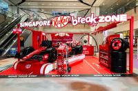 KitKat Formula 1 Break Zone makes Asia Pacific debut at Singapore Changi Airport with FNA Group