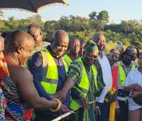 Minister cuts sod for construction of Inland Valley project at Aninkroma
