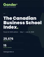 Gander AI releases The Canadian Business School Index, revealing how AI ranks the best Canadian MBAs