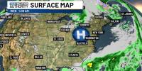 Dry and pleasant weather settles in this week as high pressure builds in