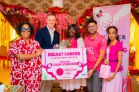 Pinktober launch: survivors get cash, dental and shopping vouchers from Recover Guyana