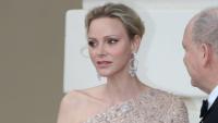 Princess Charlene’s champagne gown has a dramatic detail that makes it unforgettable