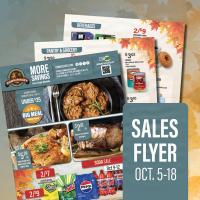 Where gathering begins: Prepare for the Holiday Season with your Oct. 5–18 Commissary Sales Flyer