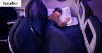 A nearly 17-hour flight in the ‘Skycouch’ economy class bed