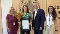 New Jersey school nurse honored for lifesaving response to cardiac emergency