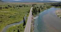 River erosion threatens NW Wyoming highway
