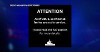 23 engine room workers call in sick, disrupt ferry service in Washington state
