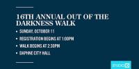 South Alabama’s 16th annual “Out of the Darkness” Walk