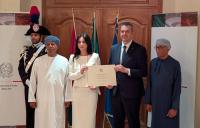 Italy honours Beatrice Franceschi for strengthening ties with Oman