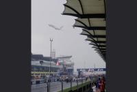 Gulf Air performs an aerial display over the Sepang circuit during the 2026 Formula 1 Gulf Air Bahrain Grand Prix in Malaysia