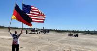 First German F-35 fighter arrives at pilot training center in Fort Smith