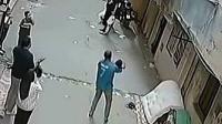Egyptian Shopkeeper Races To Catch 5-Year-Old Boy Falling From Balcony; Dramatic Rescue Caught On Camera