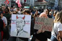 French High School Protests Spread as Teachers and Students Join