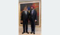 Finance Minister Dr. Swarnim Wagle Meets World Bank President Ajay Banga