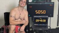 Gym fan beats record to become an internet star
