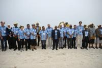 Leaders visit Tuvalu on climate change frontline