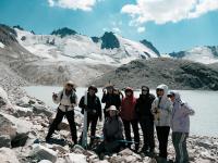 On a disappearing Kyrgyz glacier, seven women learn to read the ice