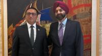 Finance Minister Wagle meets World Bank President Banga in US